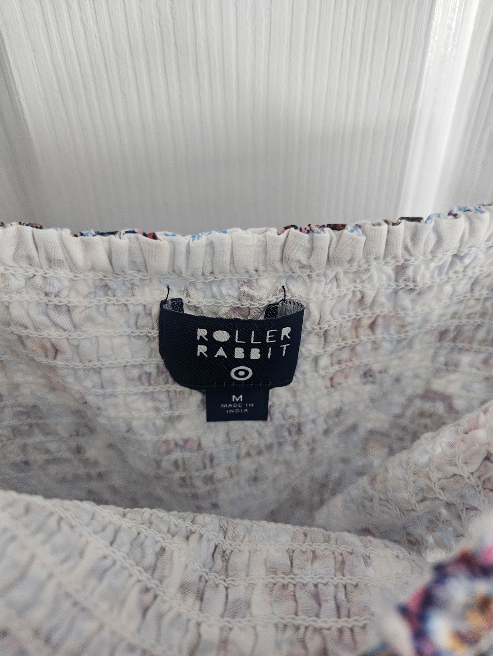 NWOT Target X Roller Rabbit Sketched Floral Tiered Maxi Dress With Tie Straps - Picture 8 of 10